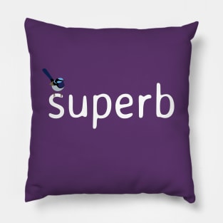 Superb Fairy Wren Pillow