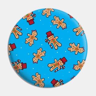 Christmas gingerbread pattern Pin