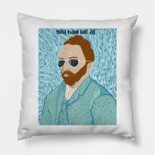 You had me at Van Gogh Pillow