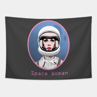 Space Woman Tapestry