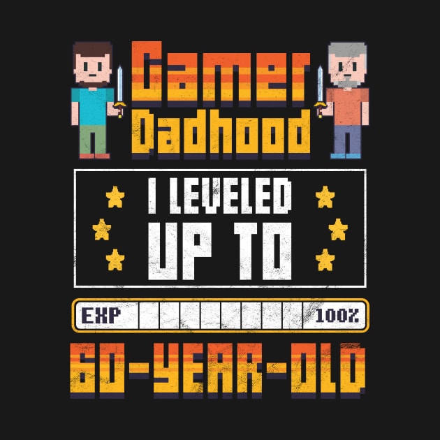 Best Father Gamer Dad 60 Years by avshirtnation