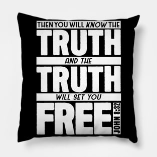 John 8:32 Truth Pillow