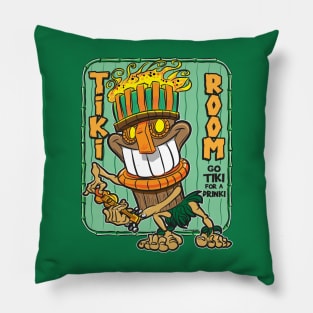 Tiki Room Tiki on Ukulelel Pillow