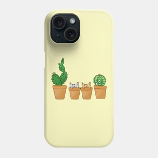 Cacti and Kitty Phone Case