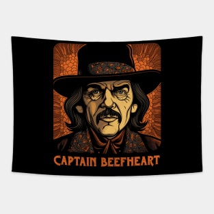 Captain Beefheart  - Retro Original Fan Art Tapestry