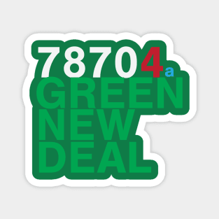 78704 for a Green New Deal - Austin Magnet