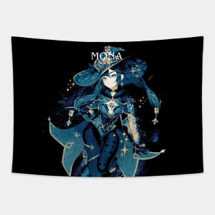 Nuar Neon Intriguing Astrology Tapestry