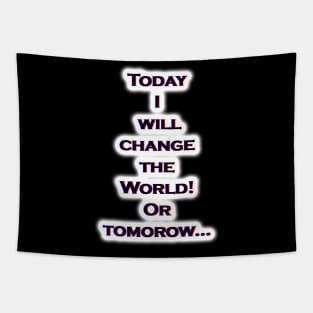 Change world. Tapestry