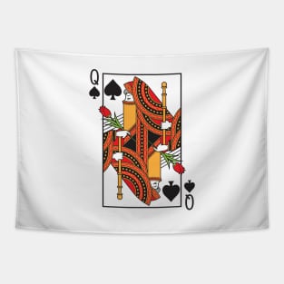 Queen card Tapestry