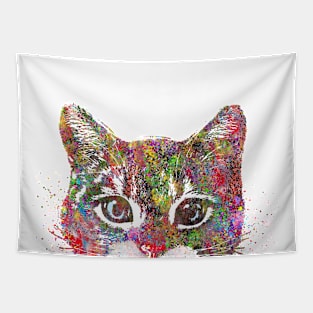 Peeking cat Tapestry