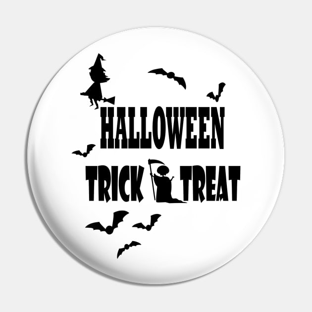 Halloween Trick or Treat Pin by Rubystor