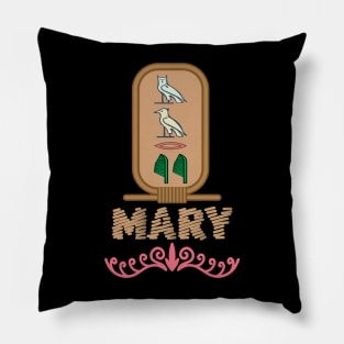 MARY-American names in hieroglyphic letters,  a Khartouch Pillow