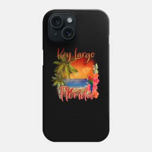 Key Largo Florida Keys Tropical Beach Sunset Island Vacation Phone Case