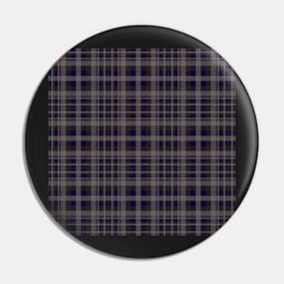 Black & Gray Plaid Pin