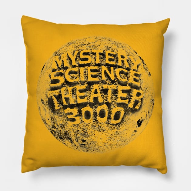 mst3k - moon - vintage design on top Pillow by agusantypo