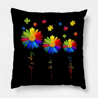 Daisy It's Ok To Be Different Autism Awareness Pillow