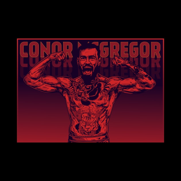 Conor McGregor Pop Art by Adrielvector Gallery