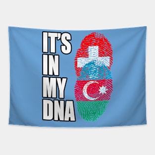 Switzerland And Azerbaijani Mix DNA Heritage Tapestry