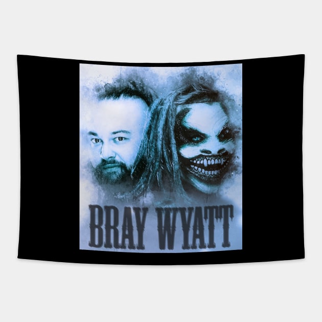 BRAY WYATT - VINTAGE-1 Tapestry by MufaArtsDesigns