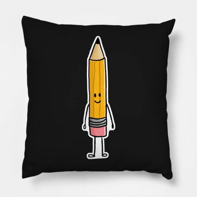 #2 pencil Pillow by 513KellySt