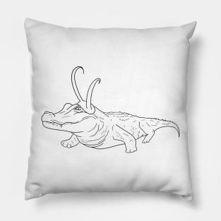 Alligator Loki/ Croki Pillow