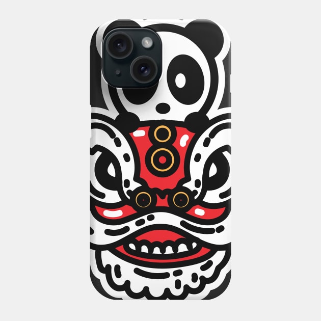 Lion Dance Panda Phone Case by Bambu