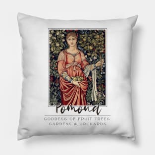 Pomona, Goddess of Fruit Trees, Gardens & Orchards Pillow