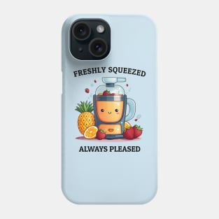 Fruit Juicer Freshly Squeezed Always Pleased Funny Health Novelty Phone Case