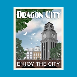 Dragon City travel poster - Zhen Hun/Guardian by Priest T-Shirt