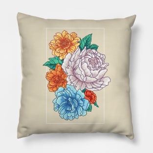 Framed Bloom Summer Pillow