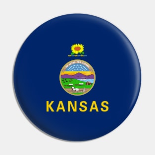 Flag of Kansas Pin