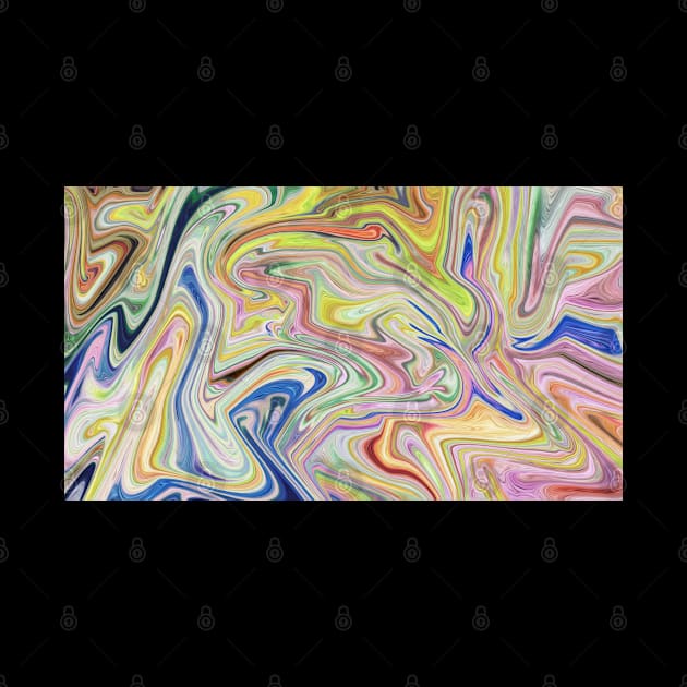 Liquid Marble, Rainbow Pastel by Anna