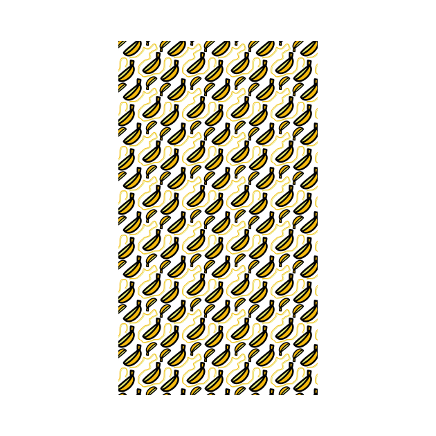 bananas seamless pattern background by meisuseno