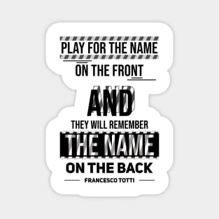 Football fan quote Magnet