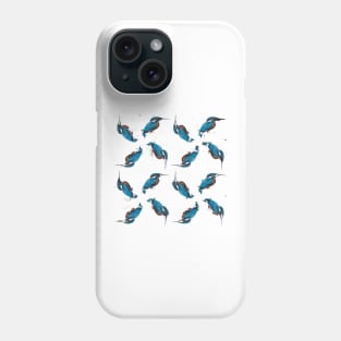 Kingfisher Pattern Phone Case