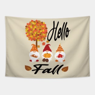 Hello fall 2020 gnomes lovers gift Tapestry