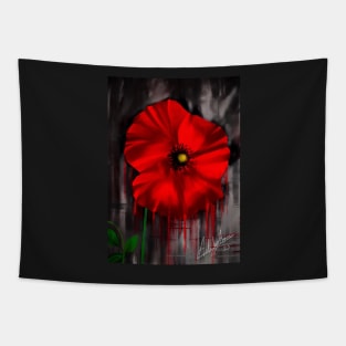 Red Poppy Tapestry