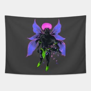 Black Faerie Magic Tapestry