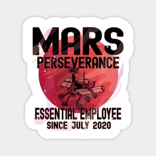 Mars Perseverance Vehicle Essential Employee Space Exploration Magnet