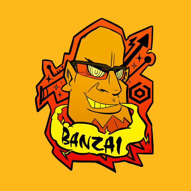 BANZAI! Goji Rokkaku gold by Taibatk5