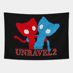 Unravel 2 Friends Tapestry