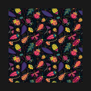 Beetle Pattern T-Shirt