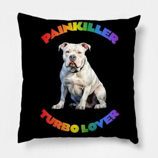 American Bulldog Turbo Lover Pillow