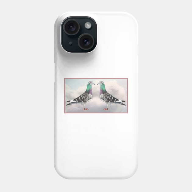 Pigeon Fancier racing Art Phone Case by LeanneTalbot