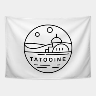 Tatooine - modern vintage design Tapestry