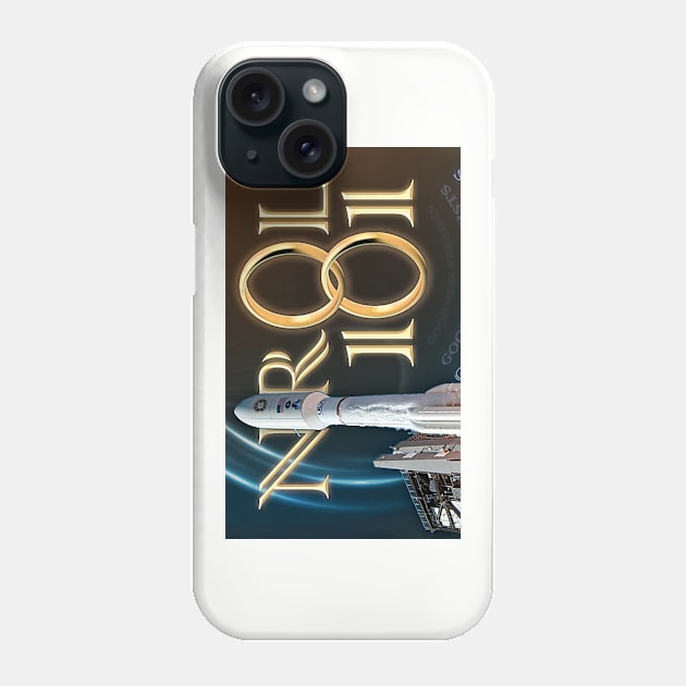 NROL 101 Mission Poster Phone Case by Spacestuffplus