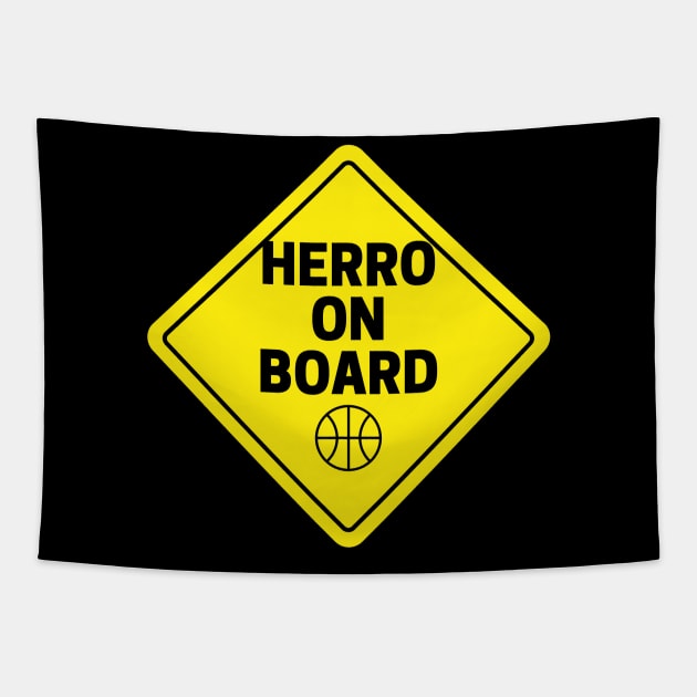 Herro on board Tapestry by Car Boot Tees