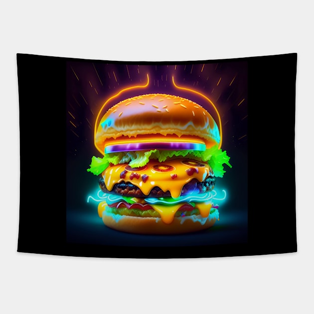 Burger Tapestry by Grafititee