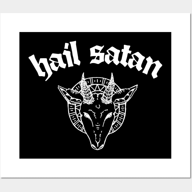 Satanic Witchcraft Occult  Baphomet Wall Painting - Poster Decor