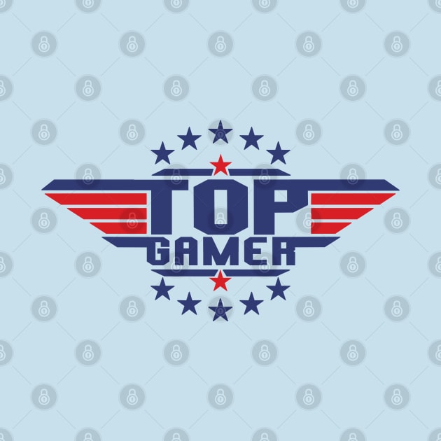 Top Aviation Pilot Gamer Funny Retro Cool Gaming by RuftupDesigns